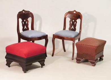 American Classical Mahogany Side Chairs