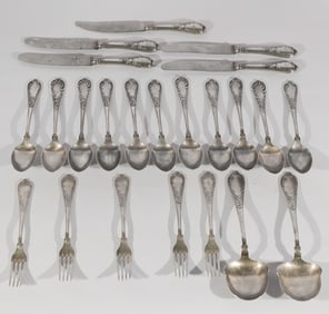 Excellent Set Swiss 800 Silver Flatware