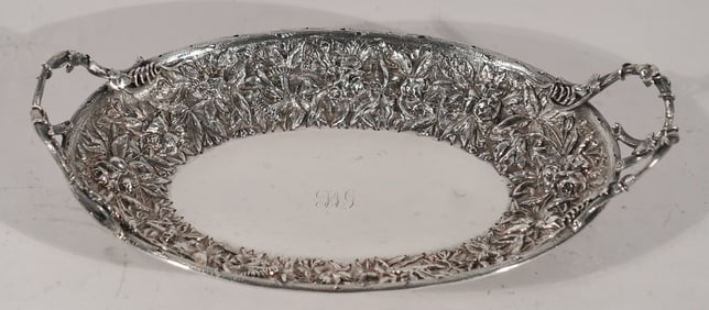 Excellent S Kirk & Son Sterling Silver Repose Serving Bowl or Center Bowl