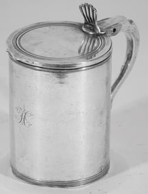 George III English Silver Tankard William Barrott