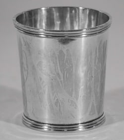 Handsome Philadelphia Coin Silver Julep Cup