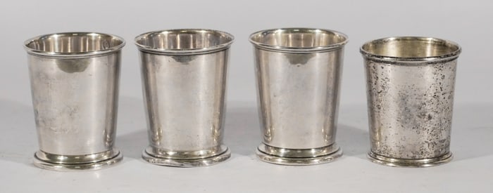 Set Sterling Silver Mint Julep Cups