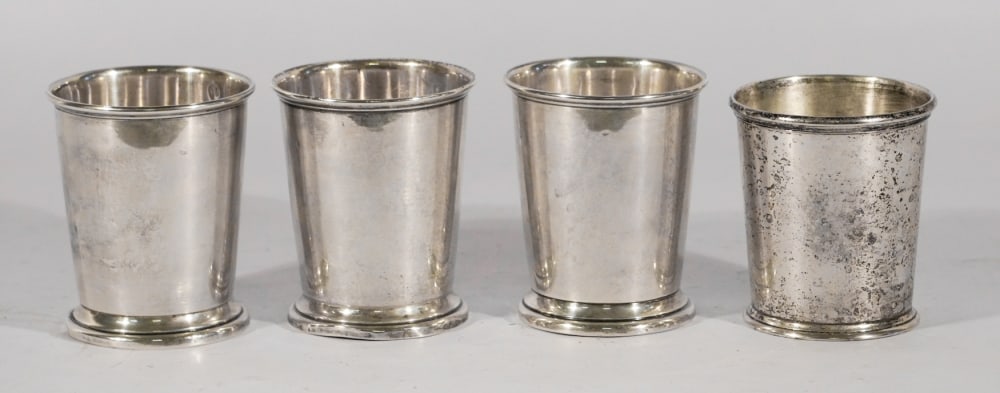 Set Sterling Silver Mint Julep Cups (1 of 3)