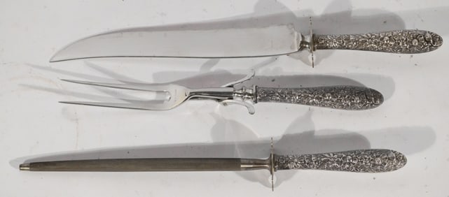 S Kirk and Son Sterling Silver Repose Carving Set