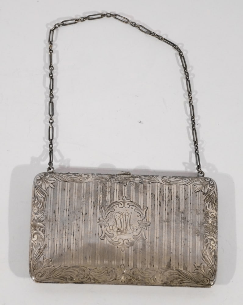 Excellent Whiting Sterling Silver Art Deco Purse (1 of 2)