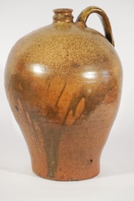 Very Fine & Early Edgefield Stoneware Jug