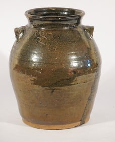 Handsome Upcountry South Carolina Stoneware Signed Storage Jar by Robert Boyle