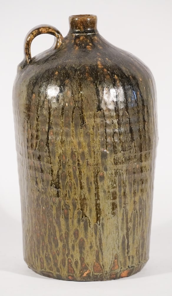 Very Handsome Southern Stoneware Crawford County, Georgia Jug (1 of 5)