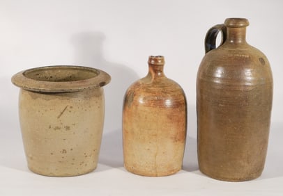 Collection Signed Southern Stoneware North Carolina Vessels by Craven