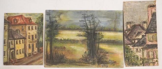 Collection Three Charleston Renaissance School Pastel & Oil Works