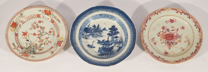 Collection Antique Chinese Export Porcelain Dishes