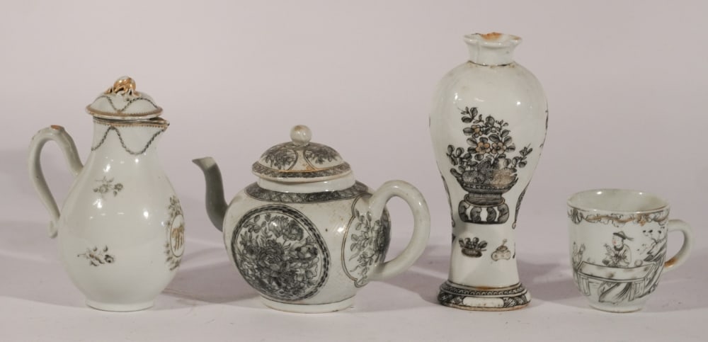 Collection Antique Chinese Export Porcelain Pieces (1 of 5)