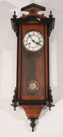 Antique German Mahogany Regulator Clock