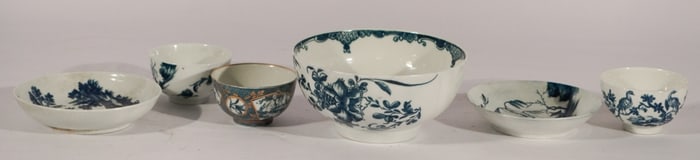 Collection Early English Creamware Pieces