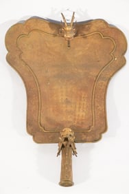 Excellent & Uncommon Antique Bronze Chinese Temple Standard