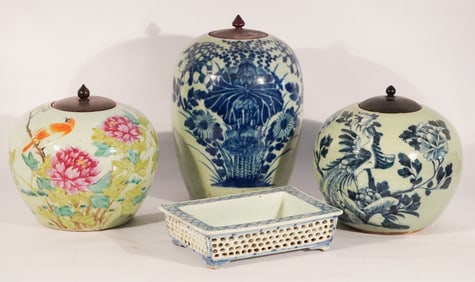 Collection Antique Chinese Porcelain Jars