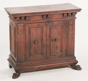 Excellent Spanish Baroque Carved Walnut Chest