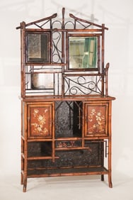 Aesthetic Movement Bamboo Dressing Bureau