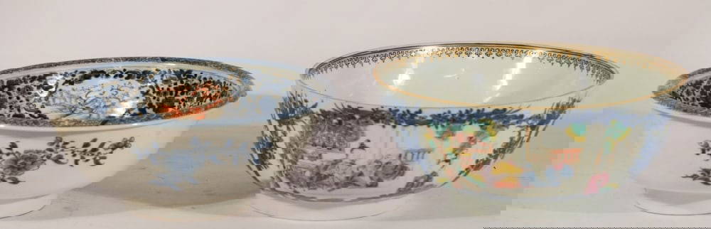 Two Antique Chinese Export Porcelain Bowls