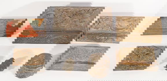 Collection Antique Japanese Desk or Dresser Boxes