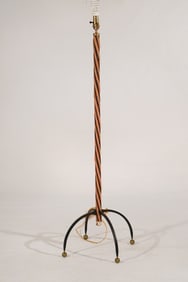 Charming Designer Nautical Iron & Rope Floor Lamp