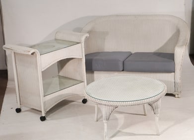 Fine Set of Lloyd Flanders Wicker Furniture