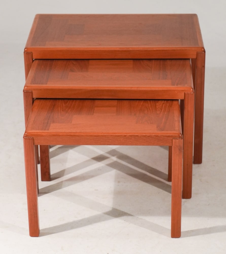 Excellent Set Vejle Stole Danish Modern Nesting Table (1 of 3)