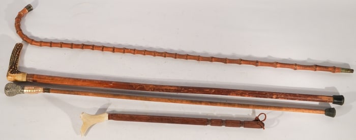 Collection Antique Walking Sticks