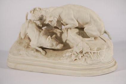 French Parian Porcelain Figure after P J Mene