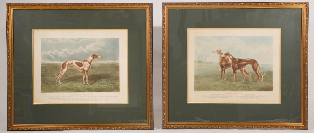 Pair Excellent Henry Edwin Hunt Sporting Fox Hunt Engravings (1 of 1)