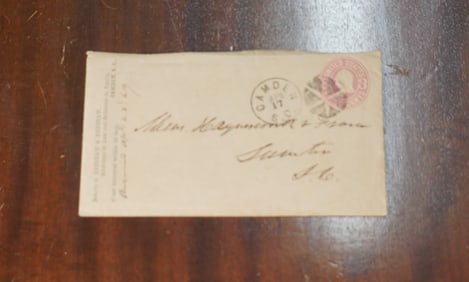 Original Joseph Brevard Kershaw Letter