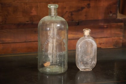 Two Antique South Carolina Bottles of Midlands, SC Interest