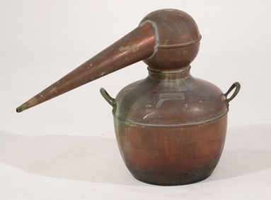 Excellent Antique Copper Liquor Still