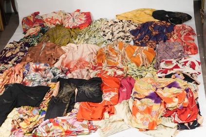 Exceptional Collection Vintage Silk Deco Kimonos