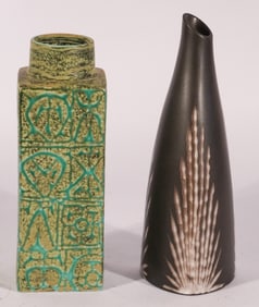 Two Danish Art Pottery Mid Century Vases