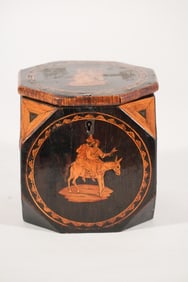 Excellent Antique Neoclassical European Tea Caddy