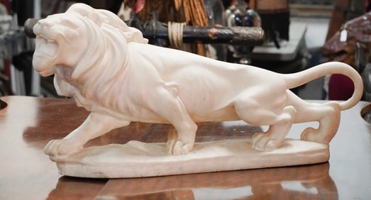 European School Sculpture of Lion