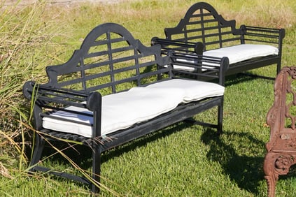 Set Iron Patio Furniture by Smith and Hawken
