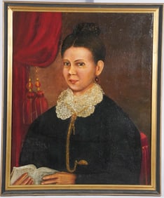 American School Portrait of Lady