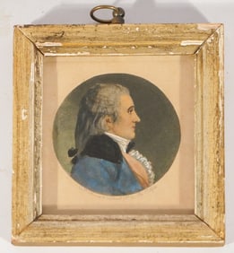 American School Portrait Miniature