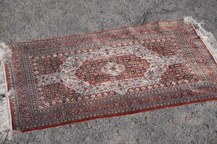 Fine Vintage Turkish Hand Woven Tabriz Carpet