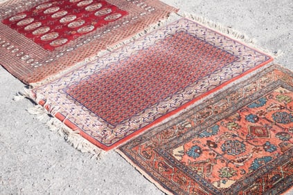 Collection Three Antique Persian Tribal Carpets