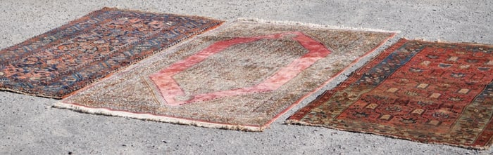 Collection Three Antique Persian Carpets