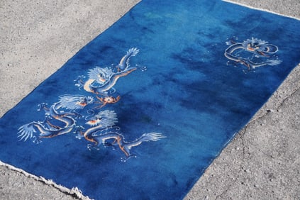 Excellent Art Deco Chinese Peking Carpet