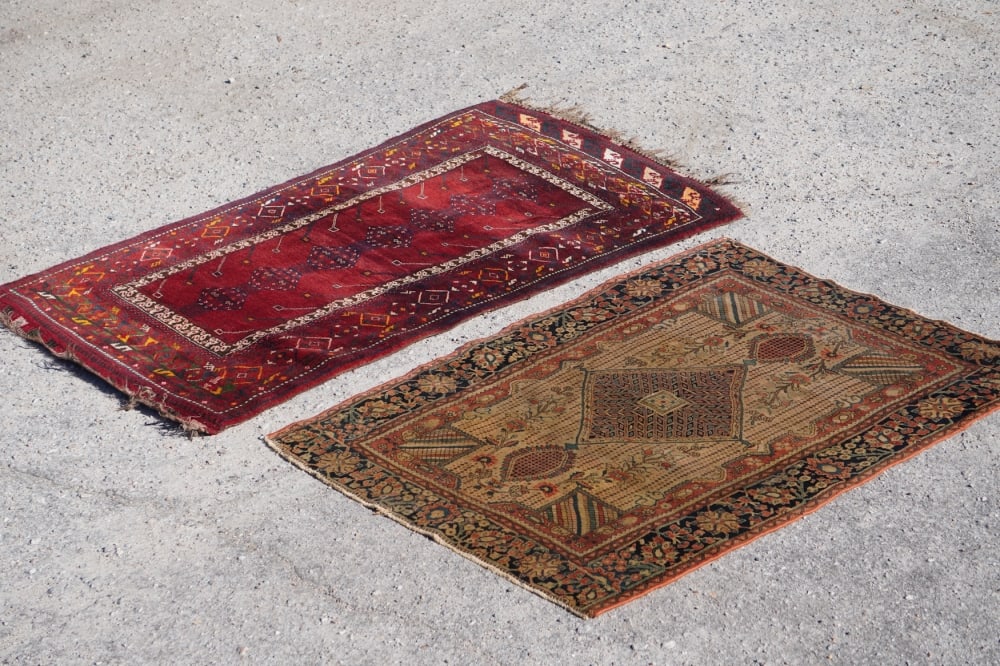 Two Excellent Antique Persian Tribal Carpets (1 of 6)