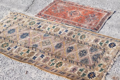 Two Antique Persian Tribal Carpets