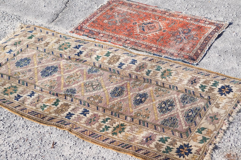 Two Antique Persian Tribal Carpets (1 of 4)