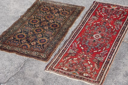 Two Antique Persian Tribal Carpet