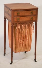 Handsome American Federal Inlaid Sewing Stand