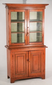 Handsome Southern Federal Gum, Walnut, Pine China Press or Cupboard